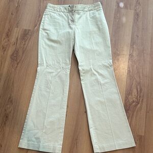 Express Cream Boot Cut Pants